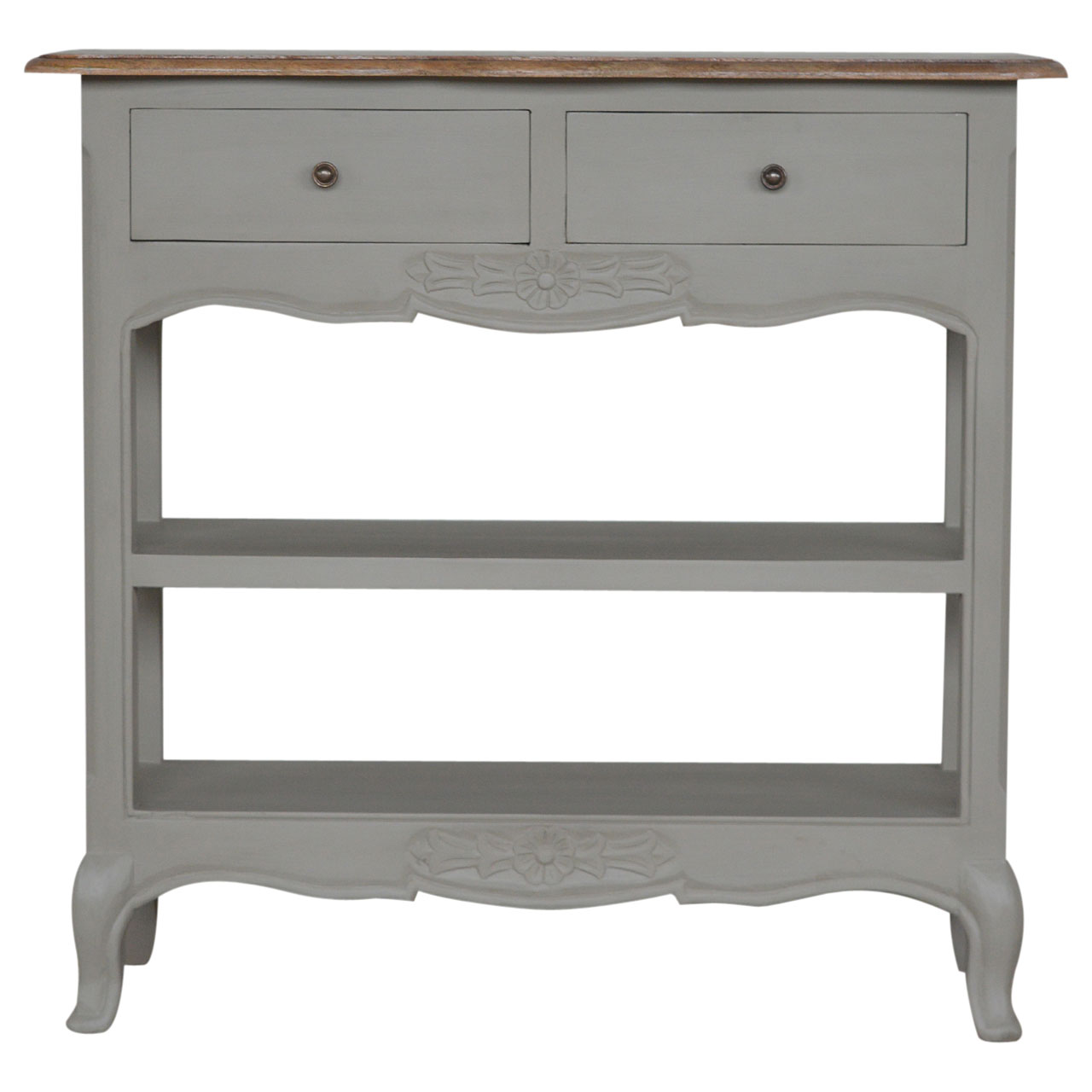 French Style Console Table | Oak-Ish Mango Wood