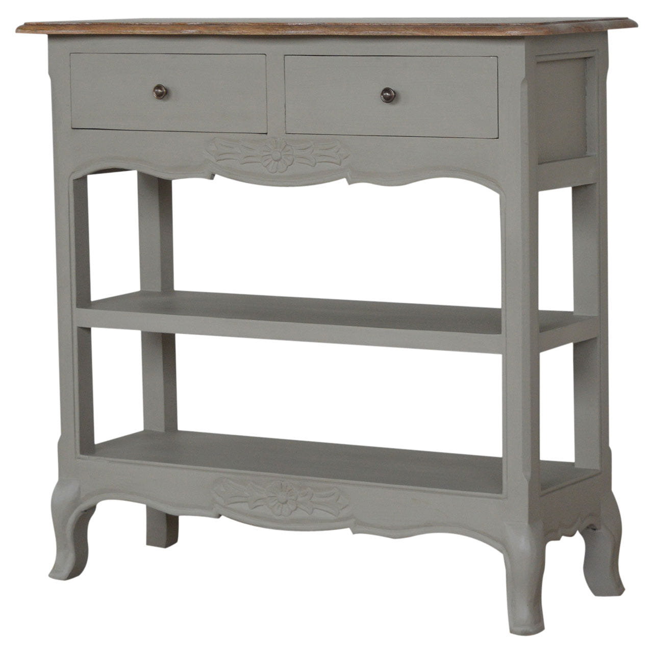 French Style Console Table | Oak-Ish Mango Wood