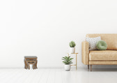French Style Nesting Stools Footstool | Oak-Ish Mango Wood