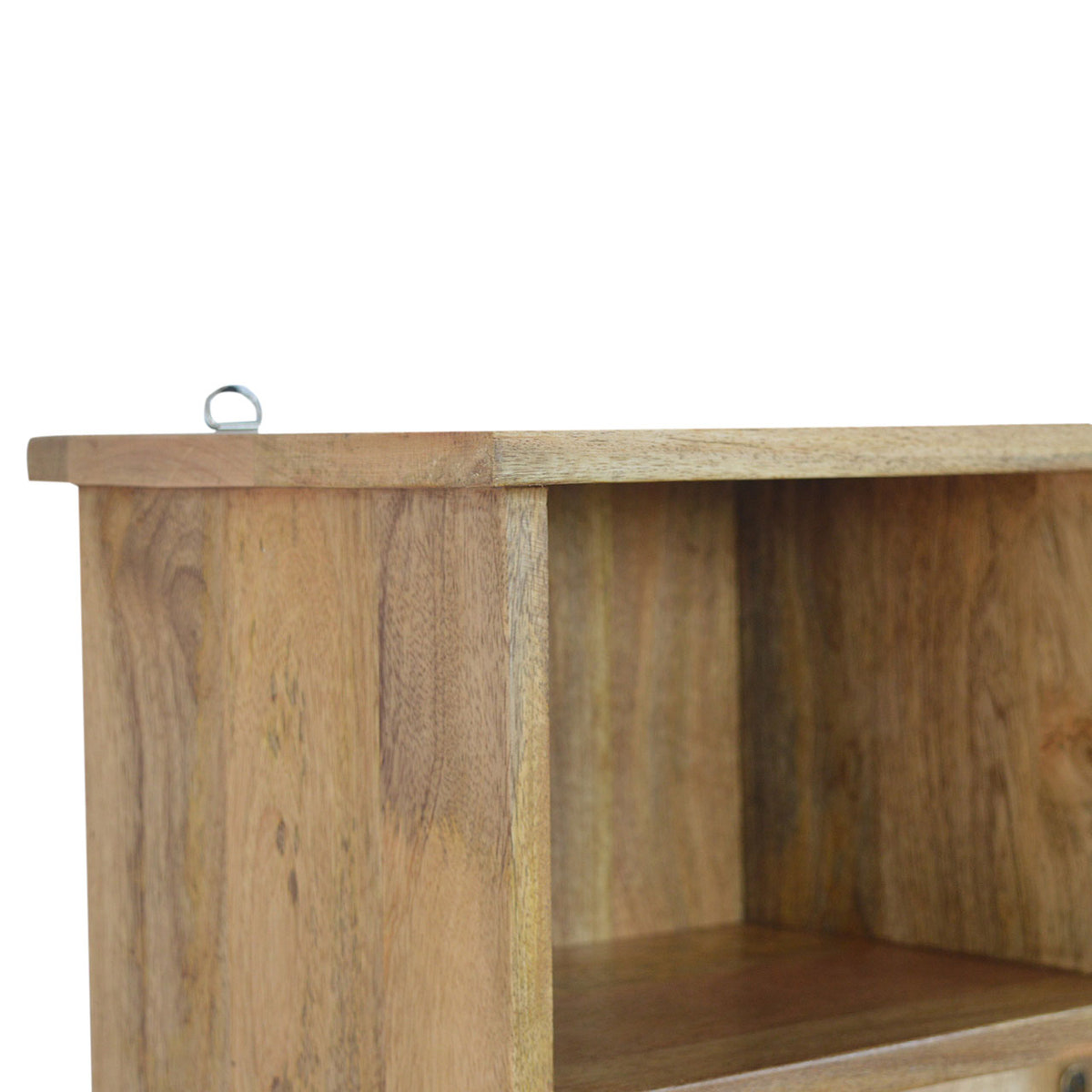 Floating Coat Rack with 3 Shelves Accent Piece