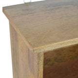Floating Coat Rack with 3 Shelves Accent Piece