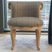 Multi Tweed Studded Chair