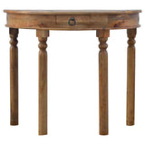 Serpentine Console Table | Oak-Ish Solid Mango Wood Default Title