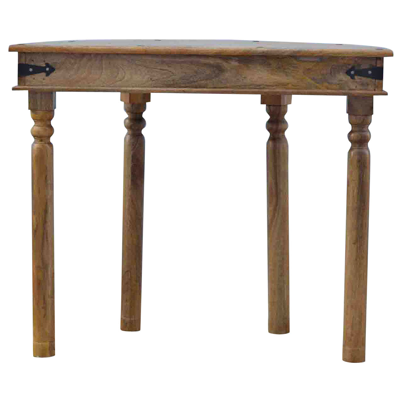 Serpentine Console Table | Oak-Ish Solid Mango Wood