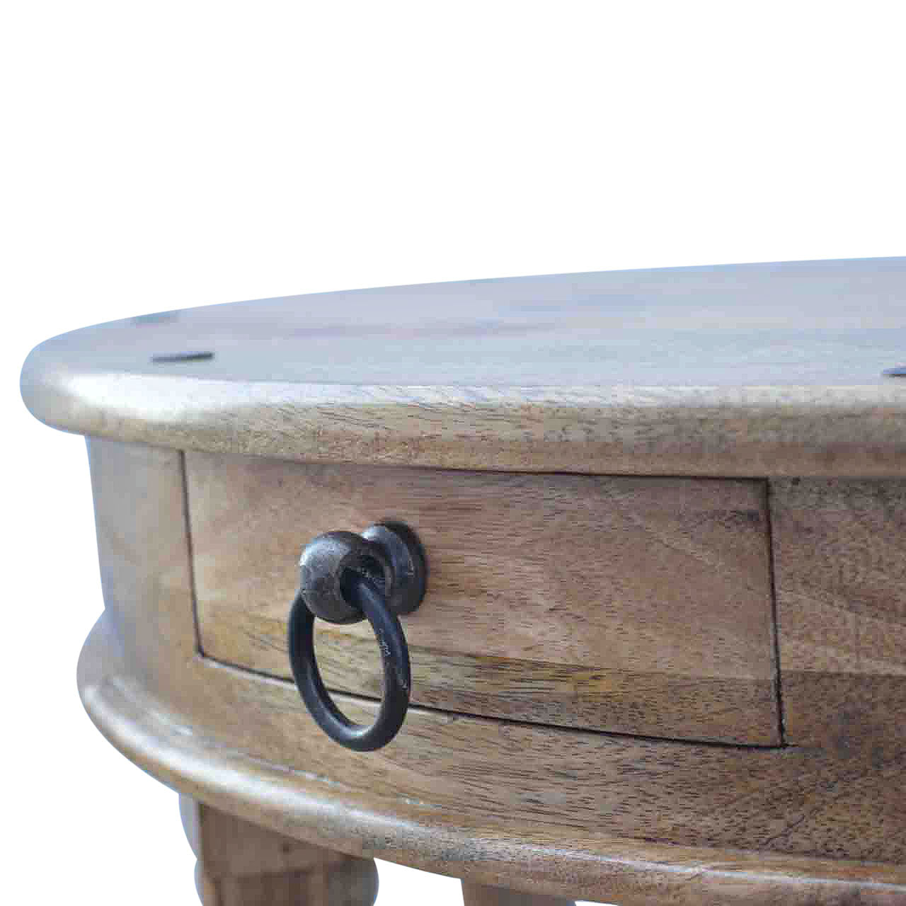 Serpentine Console Table | Oak-Ish Solid Mango Wood