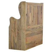 Large Monks Storage Bench | Oak Solid Mango Wood Hidden Storage