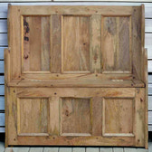 Large Monks Storage Bench | Oak Solid Mango Wood Hidden Storage