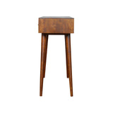 3 Drawer Assorted Chestnut Console