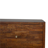 Mixed Chestnut Bedside Table