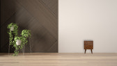 Mixed Chestnut Bedside Table