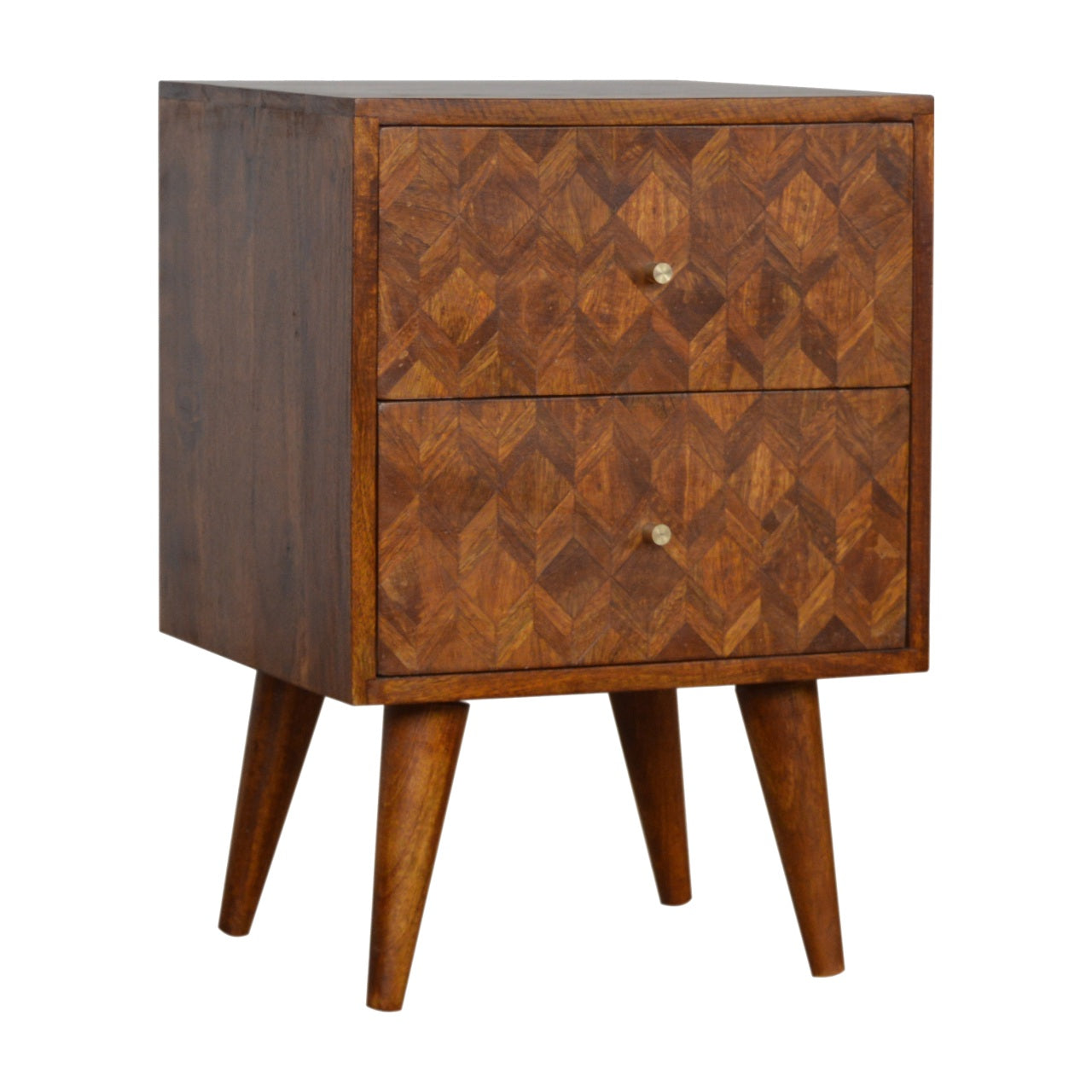 Assorted Chestnut Bedside Table