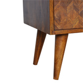 Assorted Chestnut Bedside Table