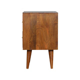 Assorted Chestnut Bedside Table