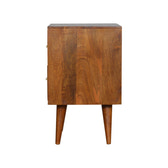 Assorted Chestnut Bedside Table