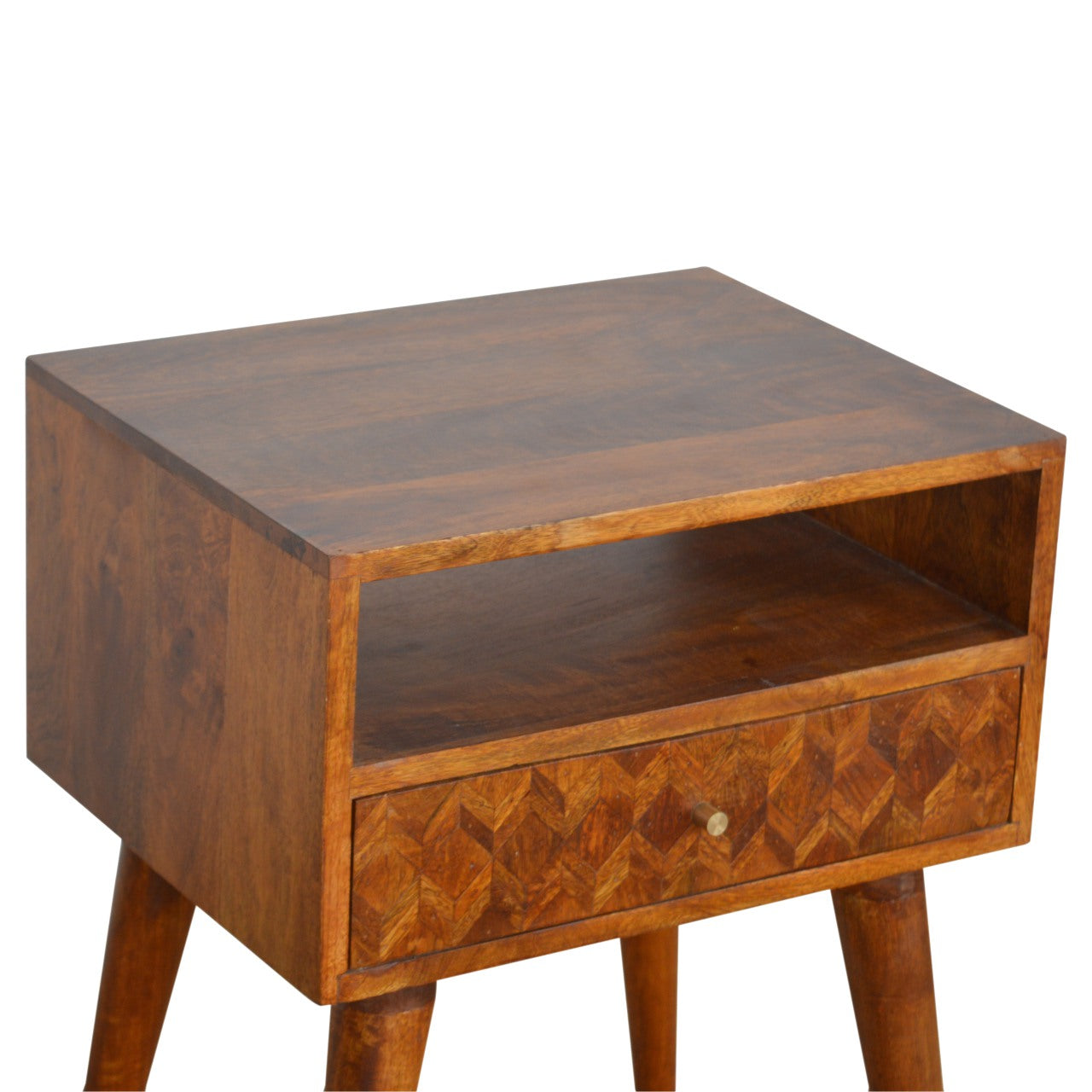Assorted Open Chestnut Bedside Table
