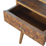 Assorted Open Chestnut Bedside Table