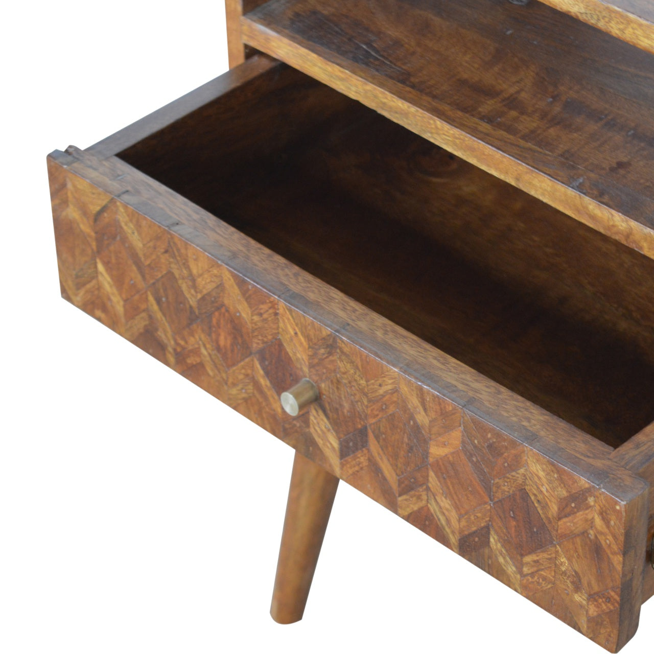 Assorted Open Chestnut Bedside Table
