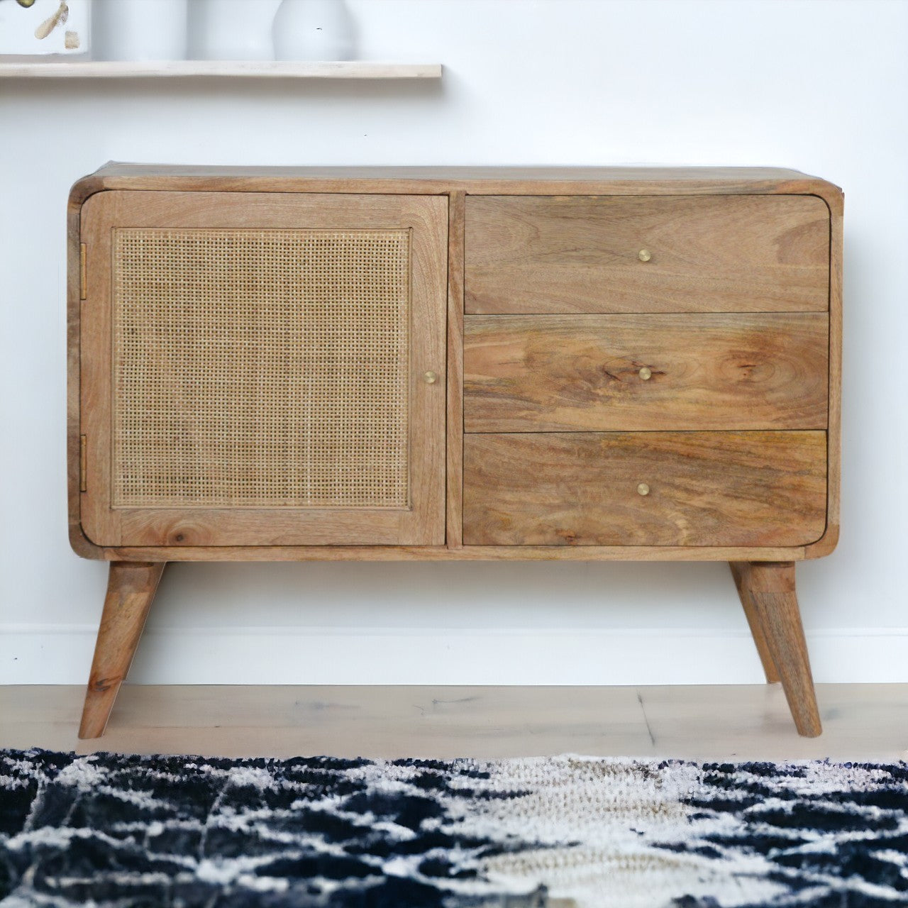 Close-knit Sideboard Chest of Drawers | Oak Mango Wood