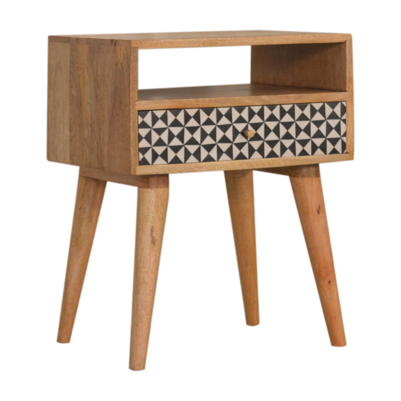 Rafina Bedside Table | Oak Solid Mango Wood
