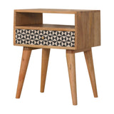 Rafina Bedside Table | Oak Solid Mango Wood