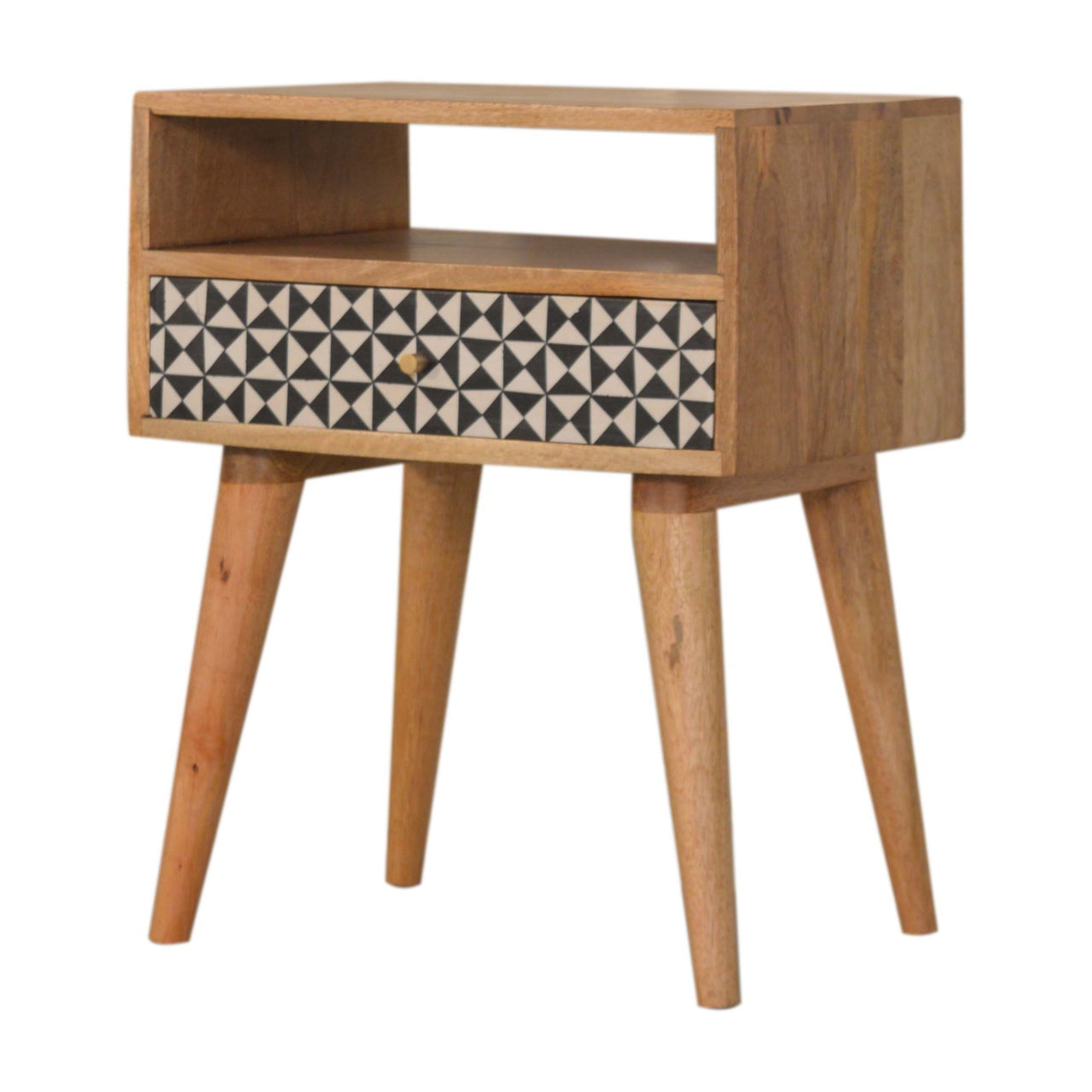 Rafina Bedside Table | Oak Solid Mango Wood