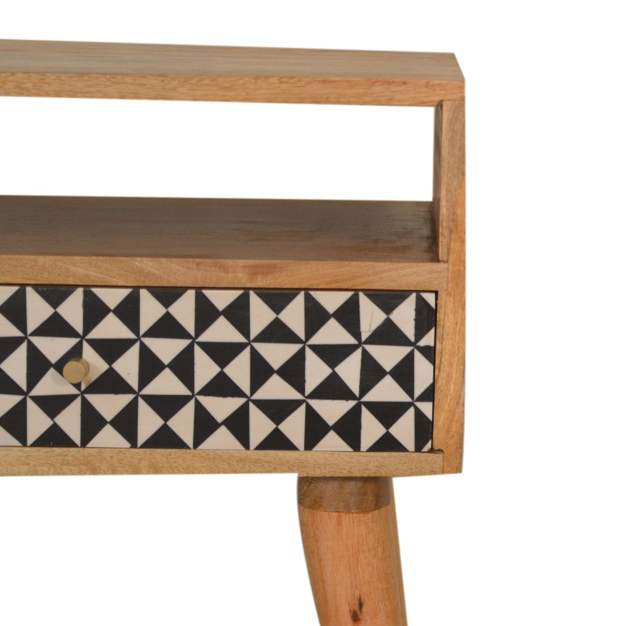 Rafina Bedside Table | Oak Solid Mango Wood