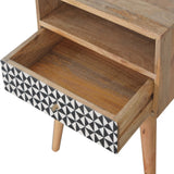 Rafina Bedside Table | Oak Solid Mango Wood