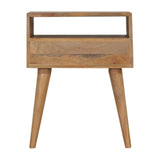 Rafina Bedside Table | Oak Solid Mango Wood