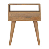 Rafina Bedside Table | Oak Solid Mango Wood