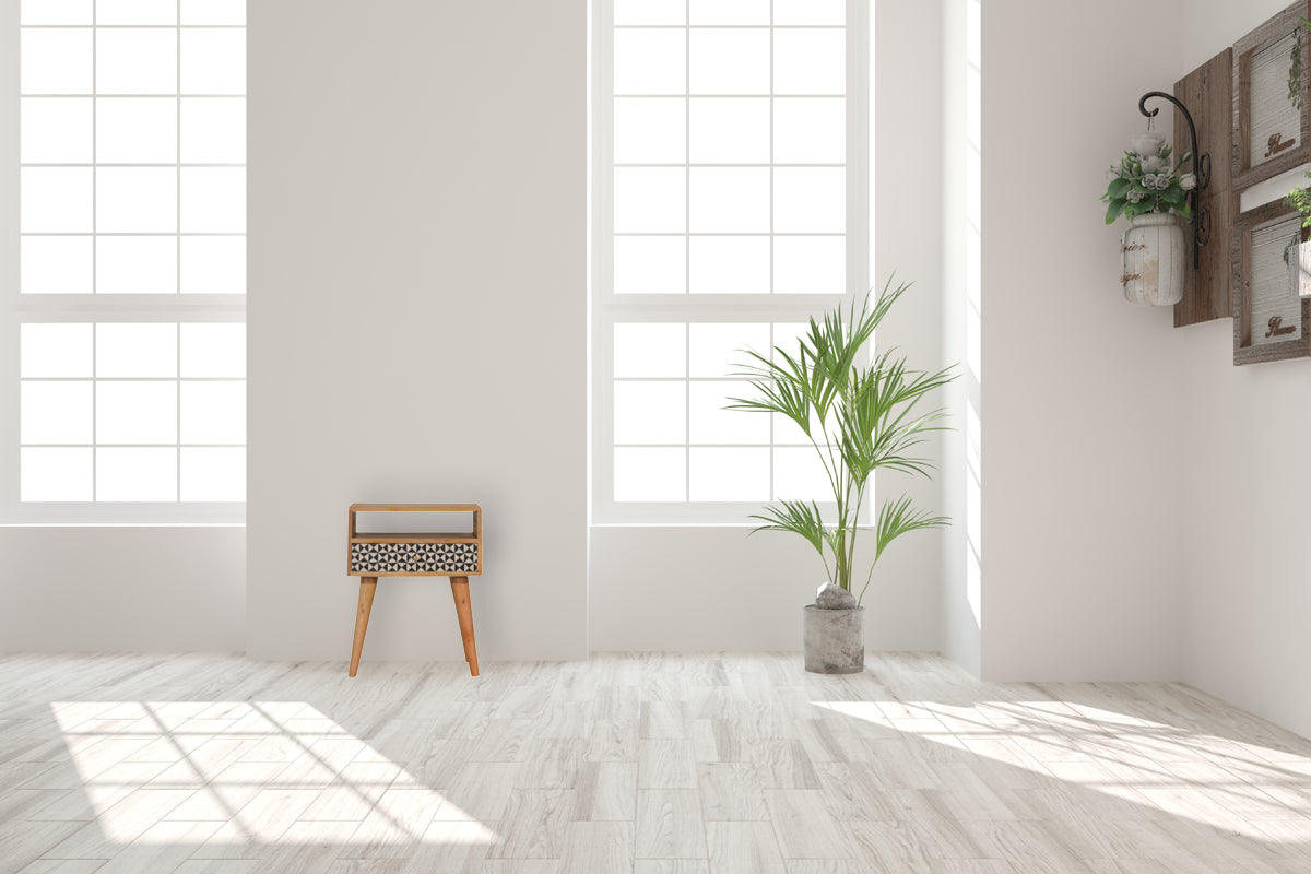 Rafina Bedside Table | Oak Solid Mango Wood