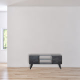 Ash Black 4 Drawer Media Unit