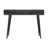 Ash Black 3-Drawer Console Table