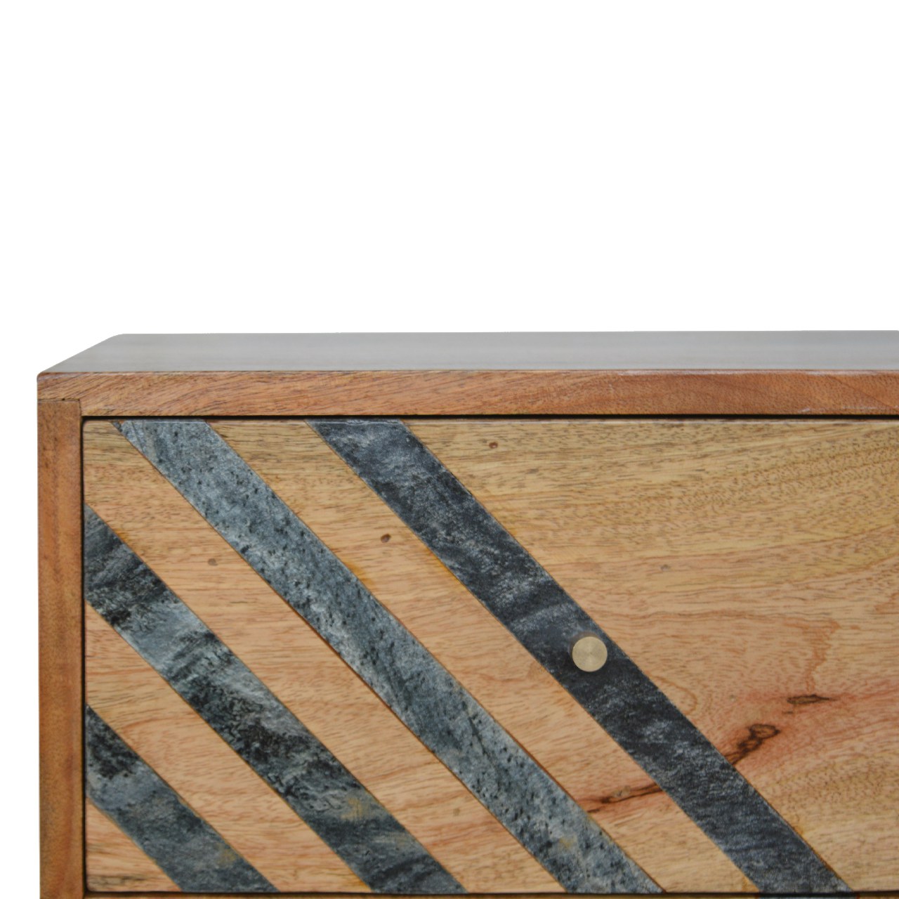 Slate Pattern Bedside Table