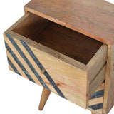 Slate Pattern Bedside Table