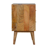Slate Pattern Bedside Table