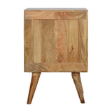 Slate Pattern Bedside Table
