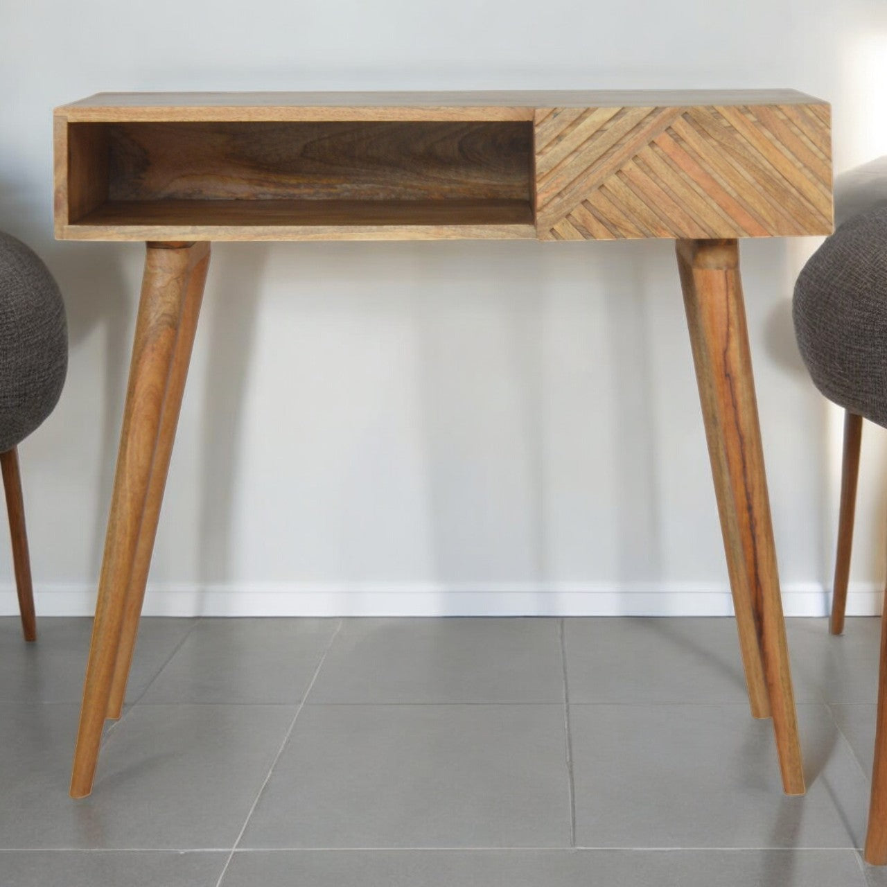 Lille Writing Desk | Oak Solid Mango Wood