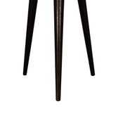 Walnut Gold Inlay End Table Accent Piece