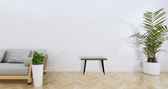 Ash Black Brass Inlay Coffee Table
