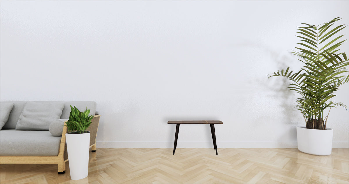 Ash Black Brass Inlay Coffee Table