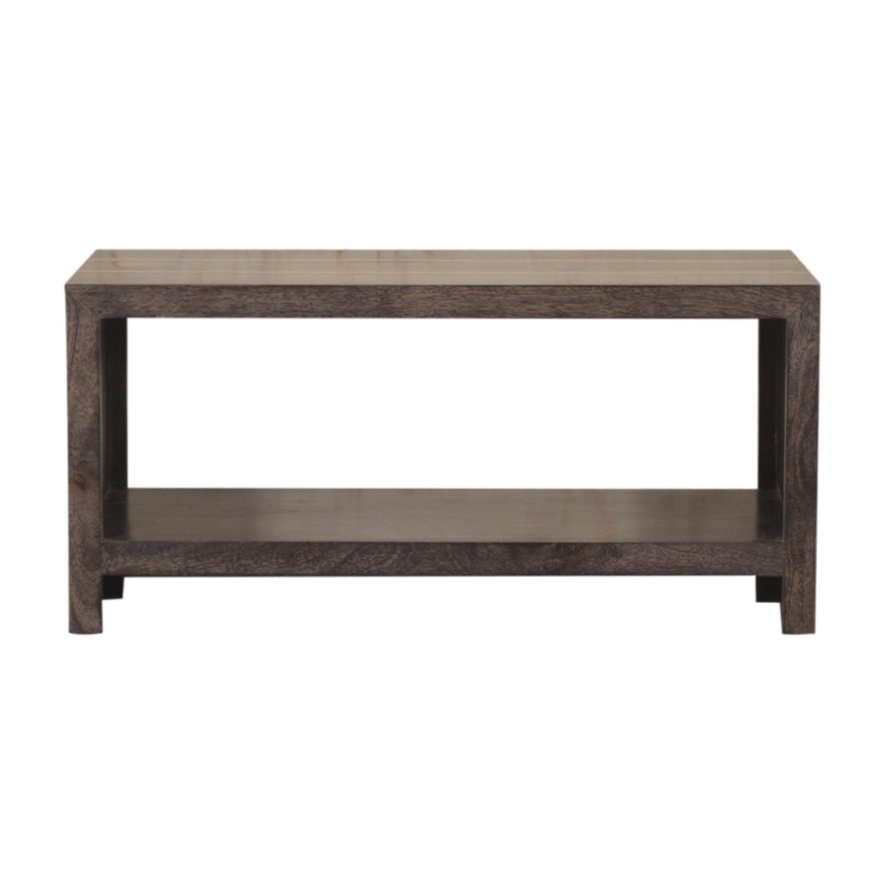 Cairo Coffee Table | Chestnut Solid Mango Wood Open Shelf