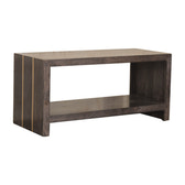 Cairo Coffee Table | Chestnut Solid Mango Wood Open Shelf
