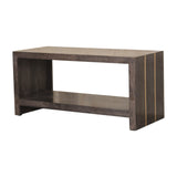 Cairo Coffee Table | Chestnut Solid Mango Wood Open Shelf