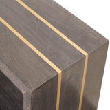 Cairo Coffee Table | Chestnut Solid Mango Wood Open Shelf