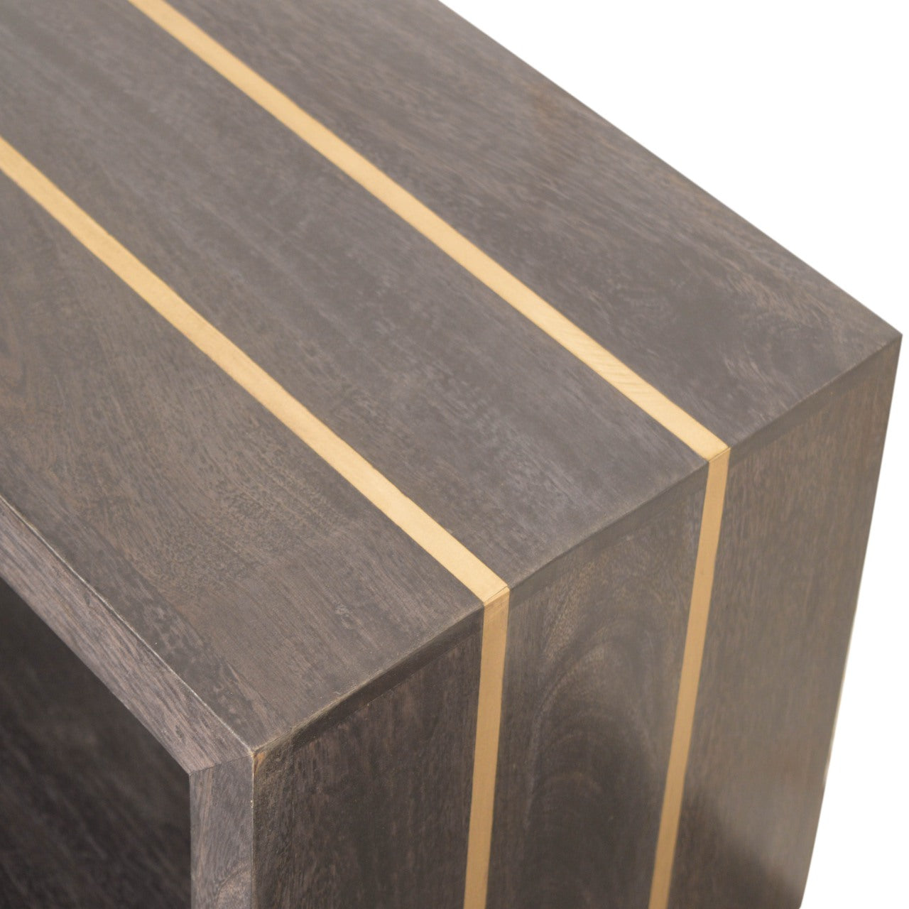 Cairo Coffee Table | Chestnut Solid Mango Wood Open Shelf