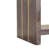 Cairo Coffee Table | Chestnut Solid Mango Wood Open Shelf