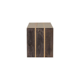 Cairo Coffee Table | Chestnut Solid Mango Wood Open Shelf