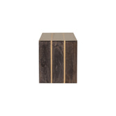 Cairo Coffee Table | Chestnut Solid Mango Wood Open Shelf