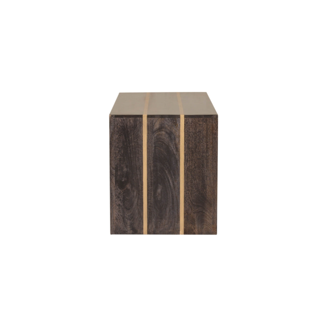 Cairo Coffee Table | Chestnut Solid Mango Wood Open Shelf