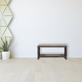 Cairo Coffee Table | Chestnut Solid Mango Wood Open Shelf